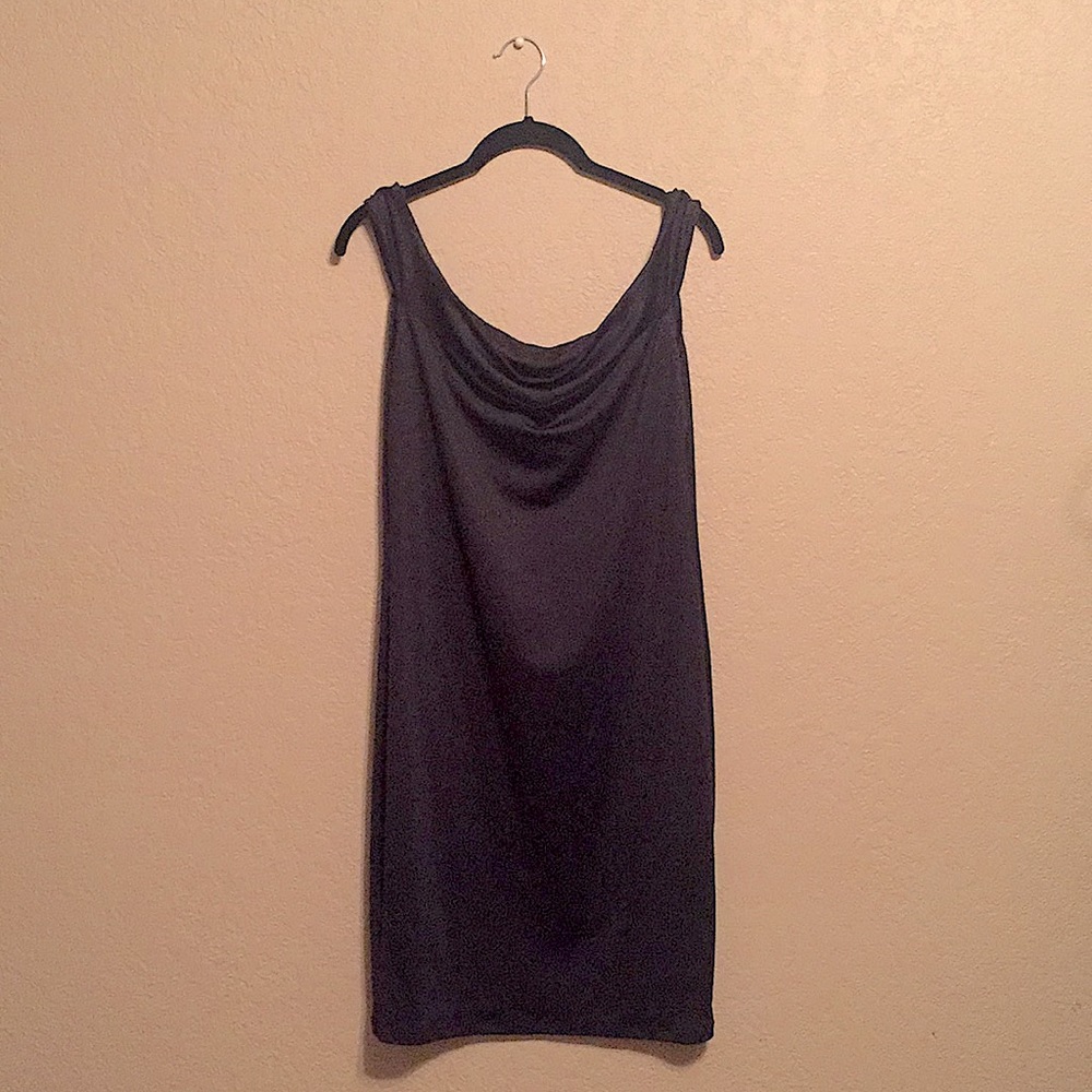 Black Shoulder Dress